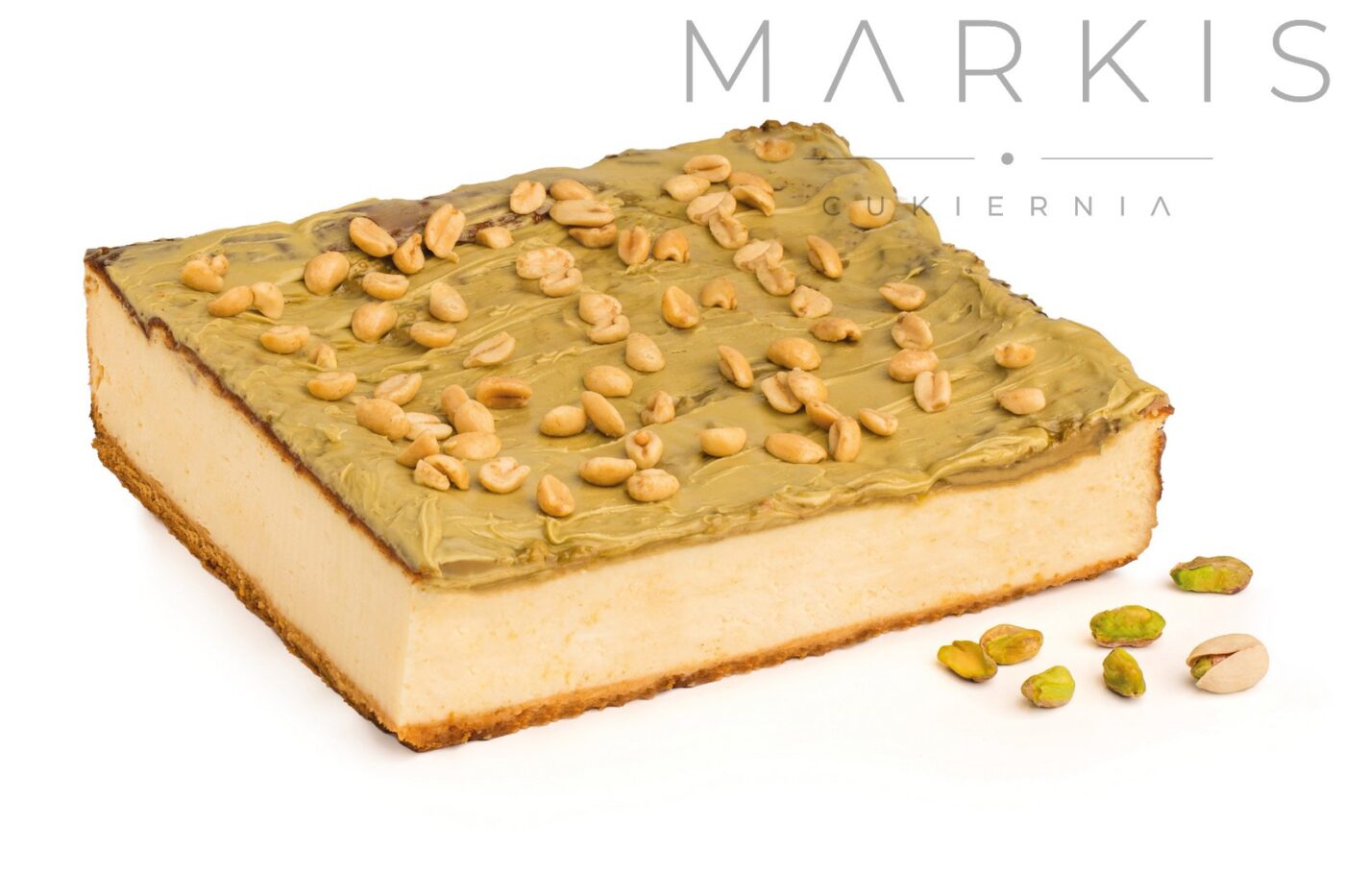 Sernik pistacjowy